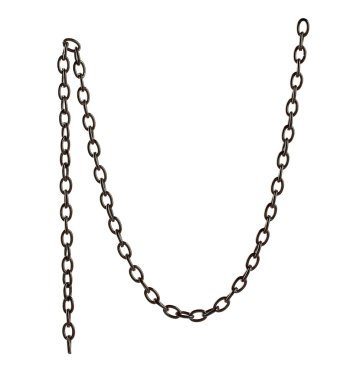 siyah metal zincir