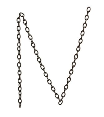 siyah metal zincir