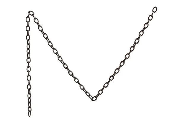 siyah metal zincir
