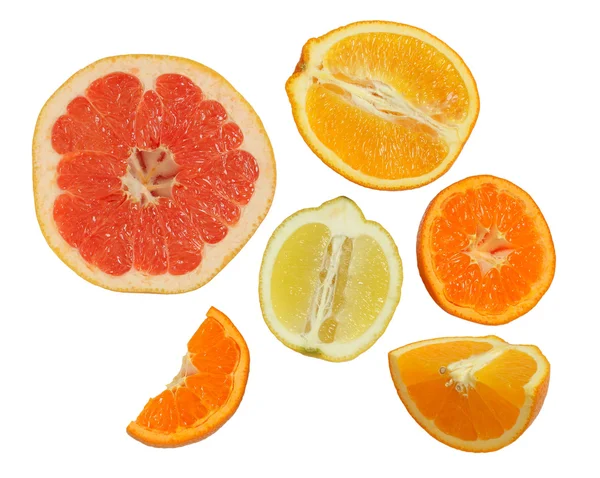 Färska citrusfrukter — Stockfoto