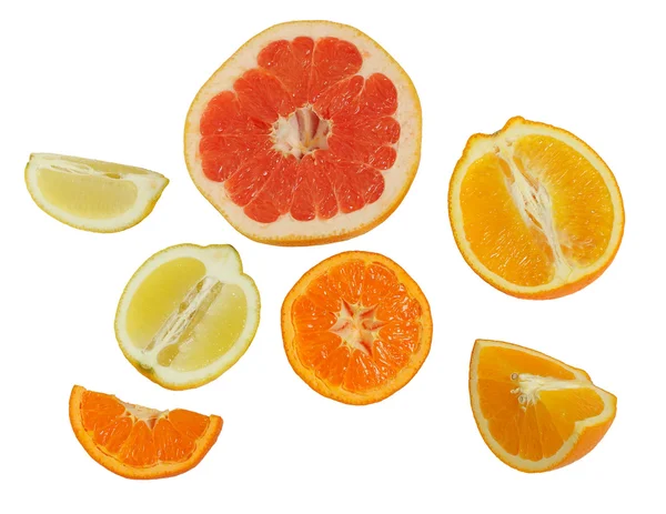 Färska citrusfrukter — Stockfoto