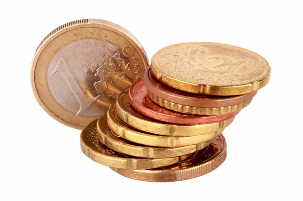 Monety euro — Zdjęcie stockowe