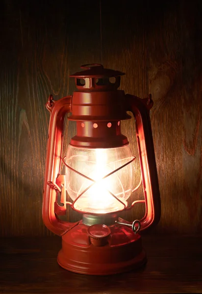 Lantern kerosene oil lamp — Stock Photo, Image