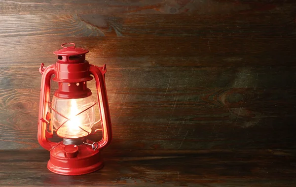 Lantern kerosene oil lamp — Stock Photo, Image