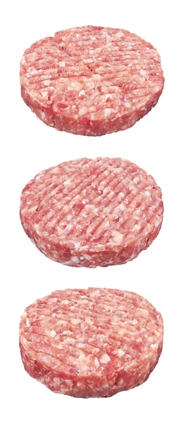 Rauw vlees patty — Stockfoto