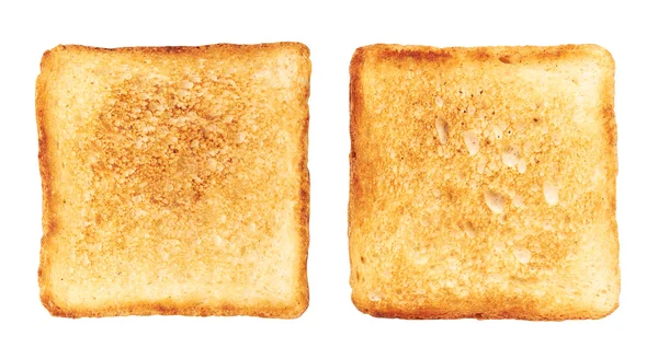 Toast isolé sur blanc — Photo