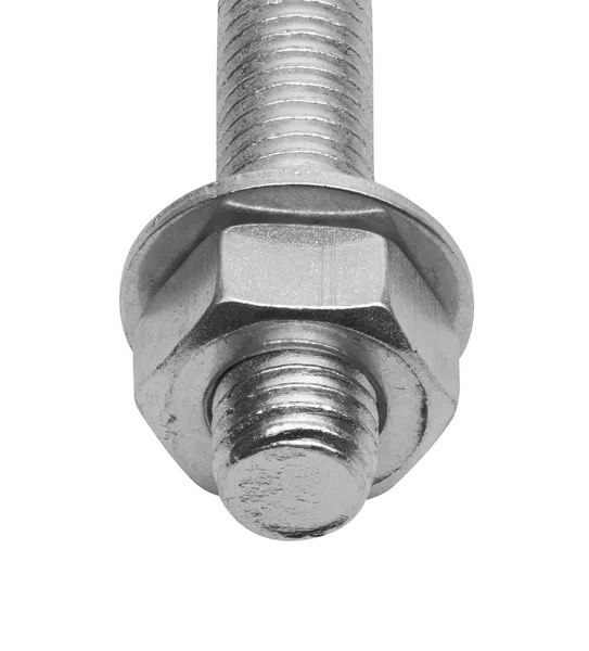 Metal nut and bolt — Stock Photo, Image