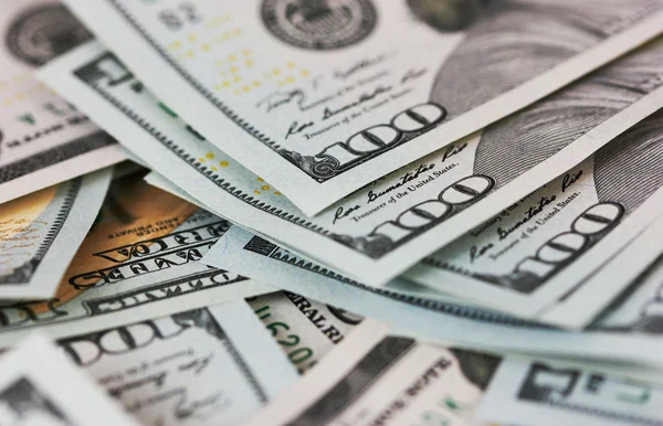 Background dollar bills close up — Stock Photo, Image