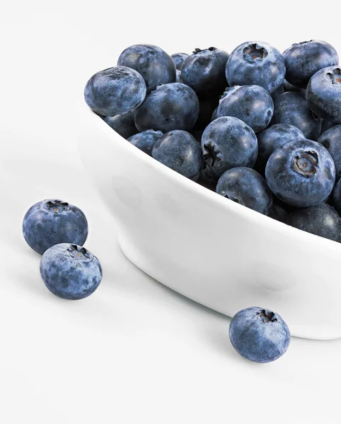 Blueberries in a bowl — Stock Photo, Image