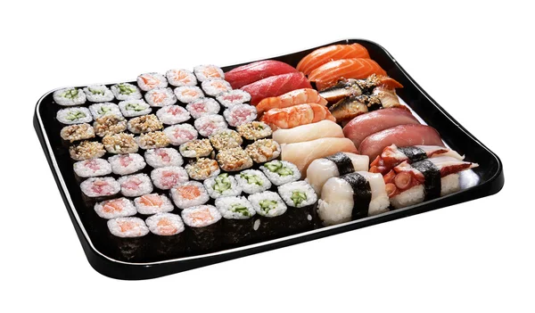 Conjunto de sushi japonês — Fotografia de Stock