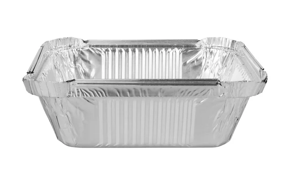 Bandejas de papel alumínio para alimentos — Fotografia de Stock