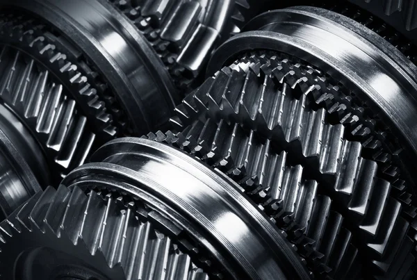 Gear metal wheels — Stock Photo, Image