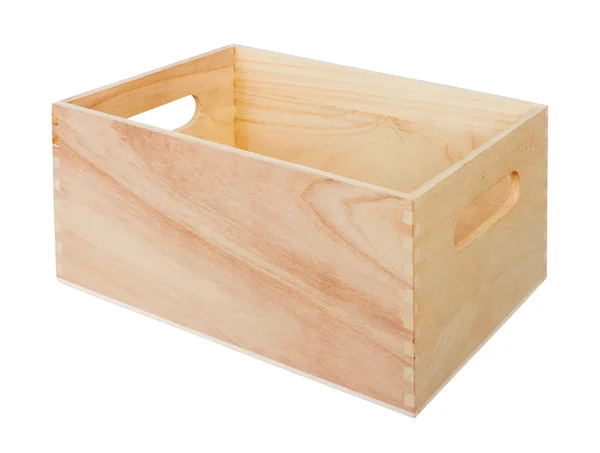 Empty Wood Box — Stock Photo, Image