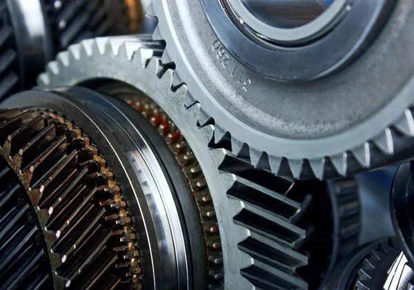 Gear metal wheels — Stock Photo, Image