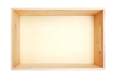Boş tahta kutu