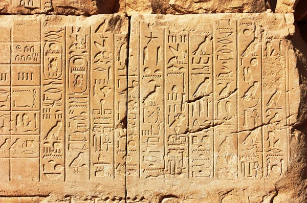 Old Egypt Hieroglyphs — Stock Photo, Image