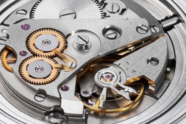 gears ile saat mekanizması