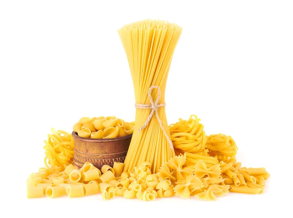 Blandning av pasta — Stockfoto