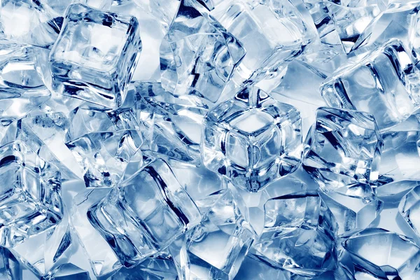 Кубики льда крупным планом Стоковая Картинка