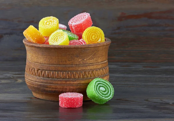 Słodkich kolorowych cukierków — Zdjęcie stockowe