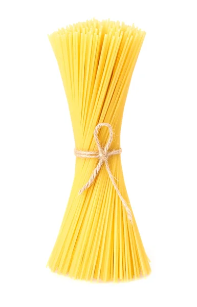 Spaghetti an einem Seil festgebunden — Stockfoto