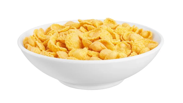 Corn flakes in bowl — Stock Photo, Image