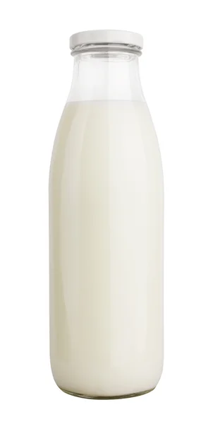 Fles melk — Stockfoto