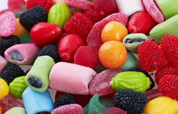 Süße bunte Bonbons — Stockfoto