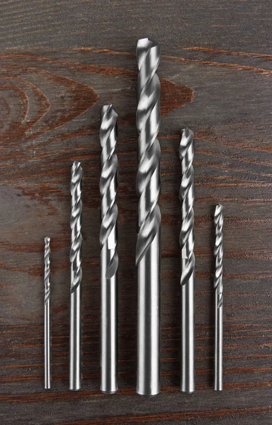 Drill bits of different sizes — Stock Photo, Image