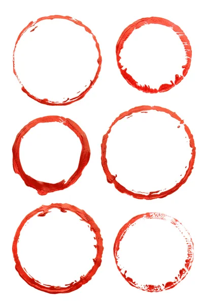 Conjunto de manchas de círculo — Foto de Stock