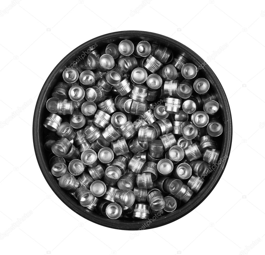 Air gun bullets in box — Stock Photo © krasyuk 86565490