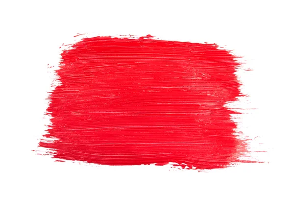 Strokes of red paint — Stock Photo, Image