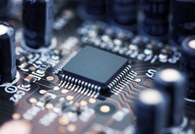 işlemcili elektronik devre kartı