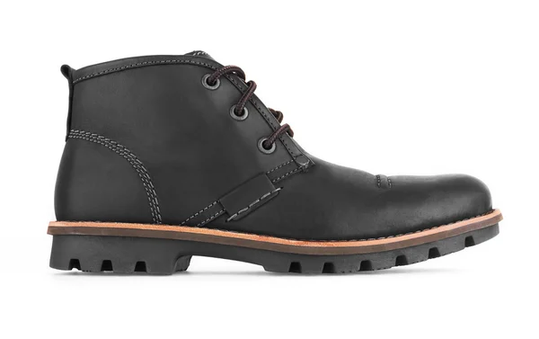 Chaussures en cuir noir pour hommes — Photo