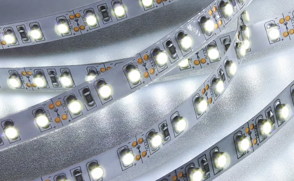 Diod strip. LED-lampor tejp — Stockfoto