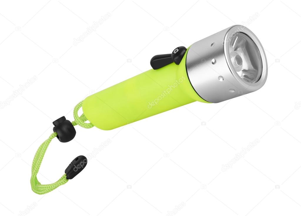 Diving Flashlight on white