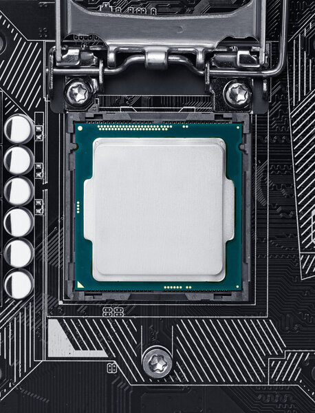 электронная плата с процессором