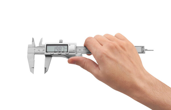 Dgital Electronic Vernier Caliper in Hand