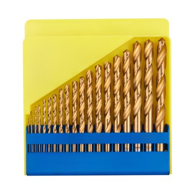 Matkap burguları kutusunda farklı boyutlarda