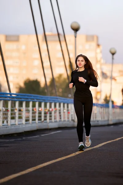 Running woman — Stock Photo, Image