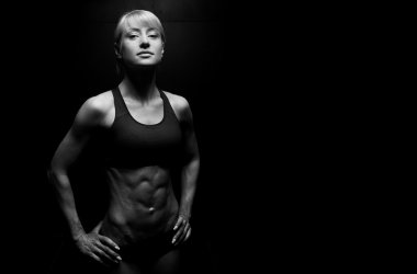 Güzel atletik kadın