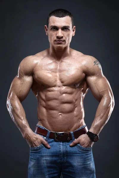 Sexy muscular man — Stock Photo, Image