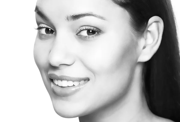 Woman smile. Teeth whitening. Dental care. — Stock Photo, Image