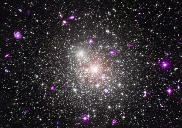 Galaxie im freien Raum — Stockfoto