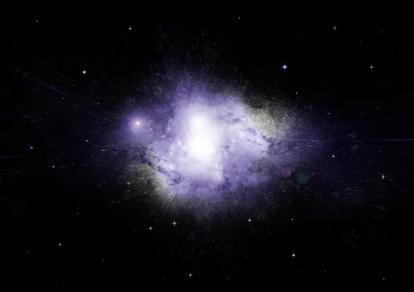 Nebulosa di stelle, polvere e gas in una galassia lontana — Foto Stock