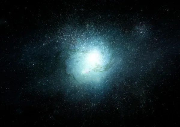 Nébuleuse des étoiles, de la poussière et du gaz dans une galaxie lointaine — Photo