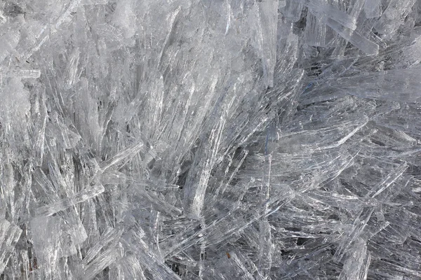 Texturizado gelo congelado pista de inverno fundo — Fotografia de Stock
