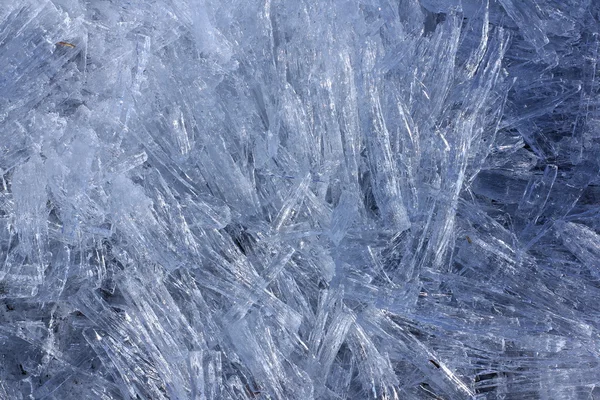 Texturizado gelo congelado pista de inverno fundo — Fotografia de Stock