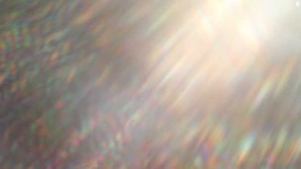 Abstract background. Light transition, lens flare, light leaks, overlays, bokeh. — Stock Video