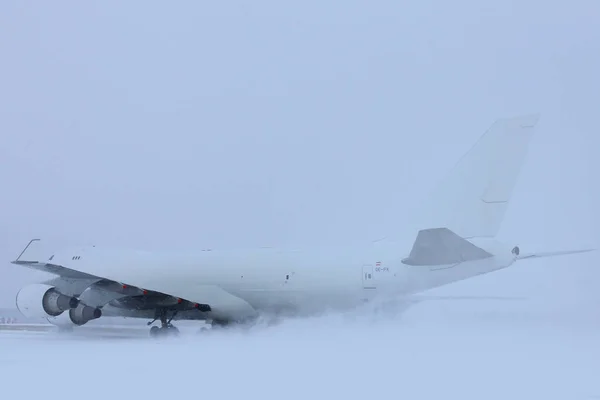 Tolmachevo Novosibirsk Russia November Vember 2020 Boeing 747 Ifk Asl — 图库照片